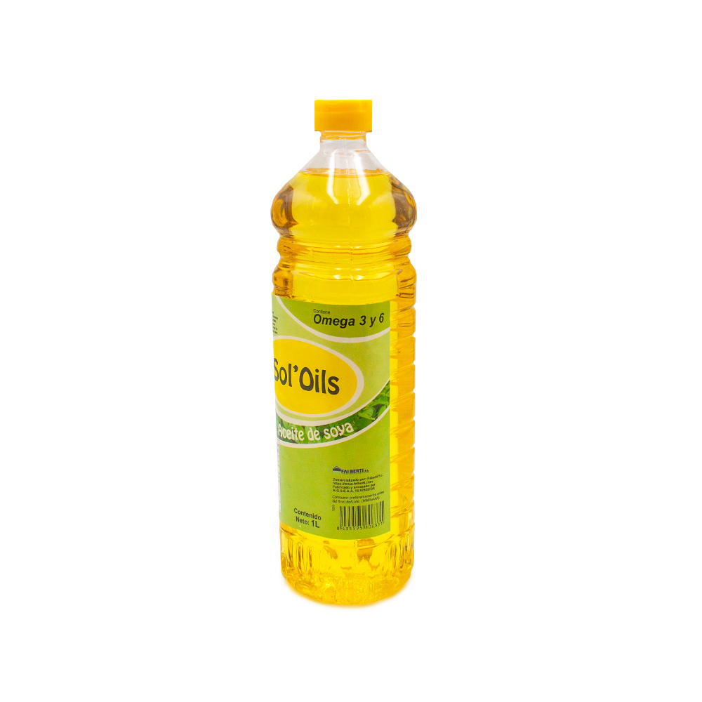 Aceite de Soya Sol'Oils 1L