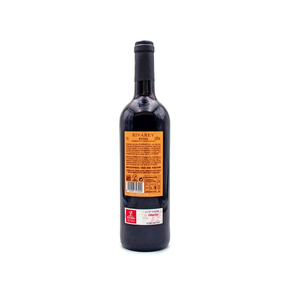 Vino Tinto Rioja Tempranillo 750 ml